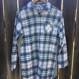 Sonoma Flannel Nightshirt sz M